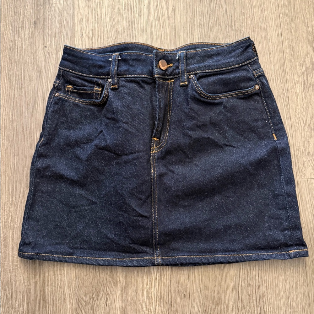 All Saints Denim Mini Skirt
